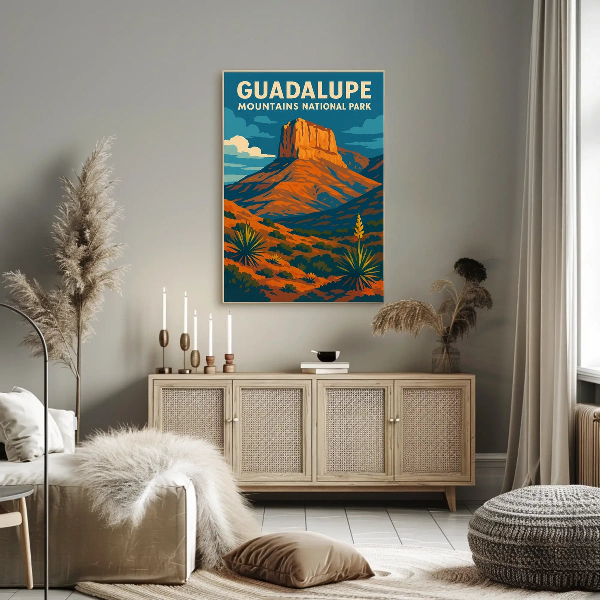 Guadalupe Mountains National Park Scenic Wanderlust Poster