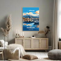Hobart Scenic Harbor Travel Poster