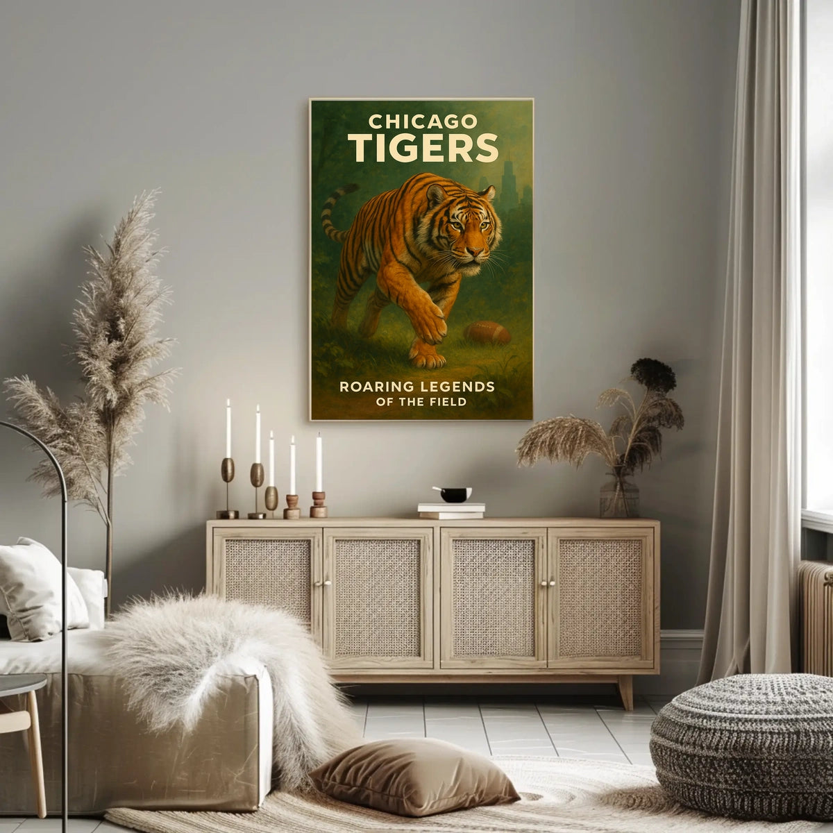 Chicago Tigers Roaring Legends Poster