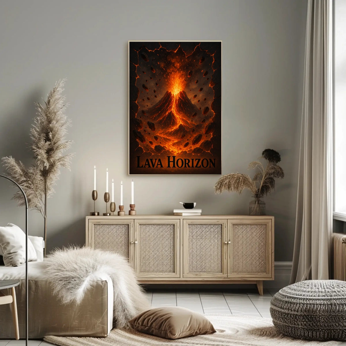 Lava Horizon Poster