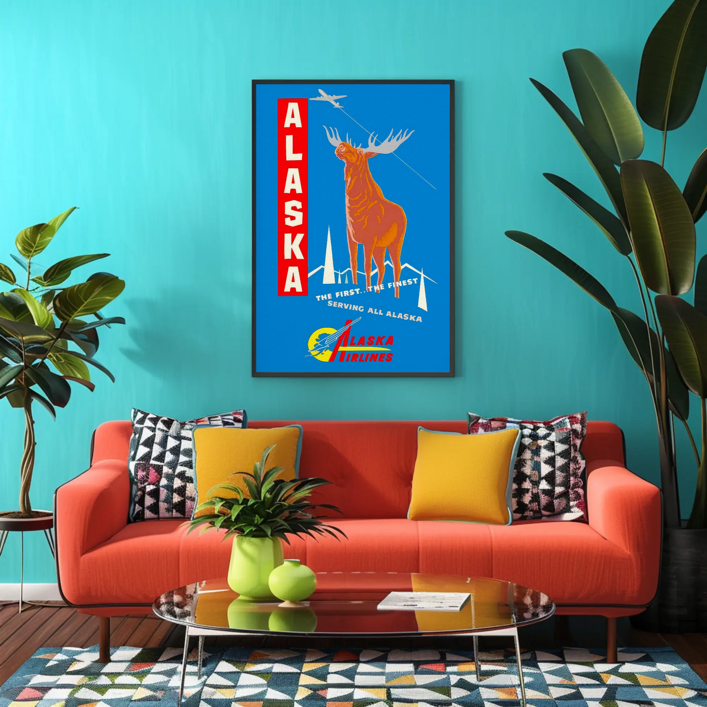 Alaska Airlines Travel Poster