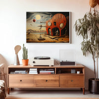 Surreal Dreamscape: Abstract Artistic Poster