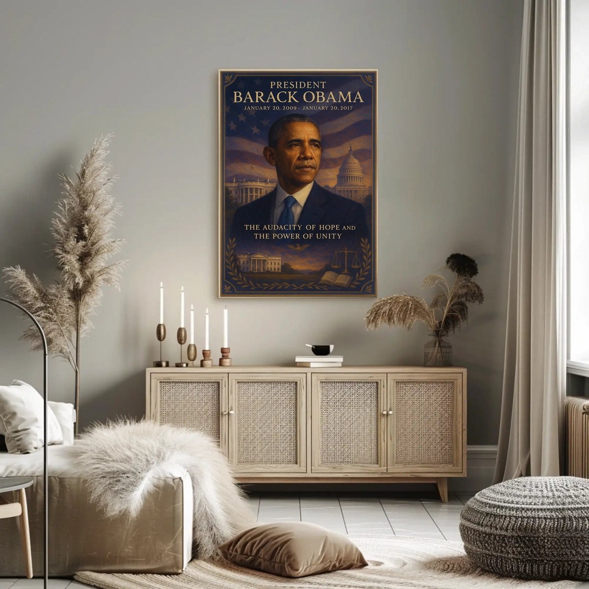 Barack Obama Leadership Legacy Historical or Presidential Poster