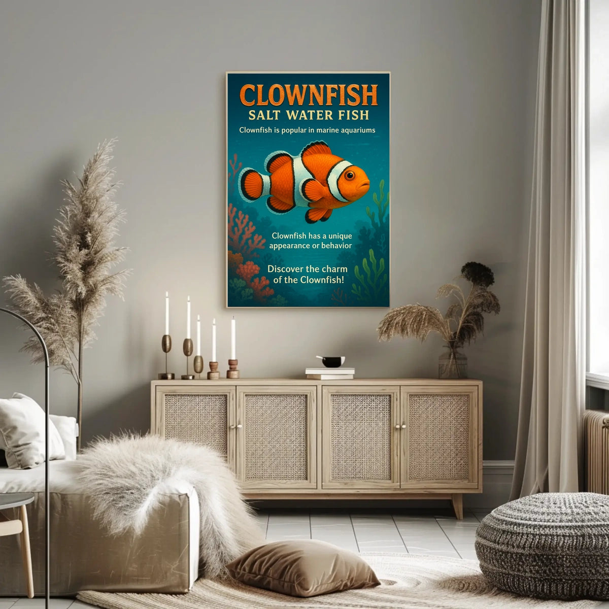 Discover the Charm of the Clownfish Poster