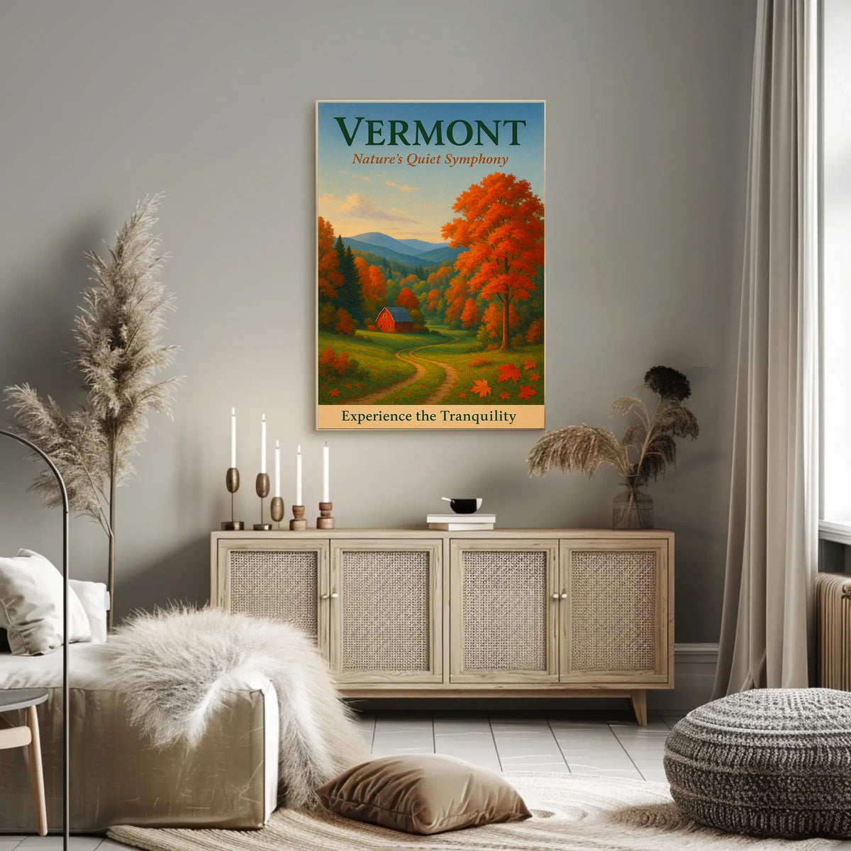 Vermont Natures Quiet Symphony Poster