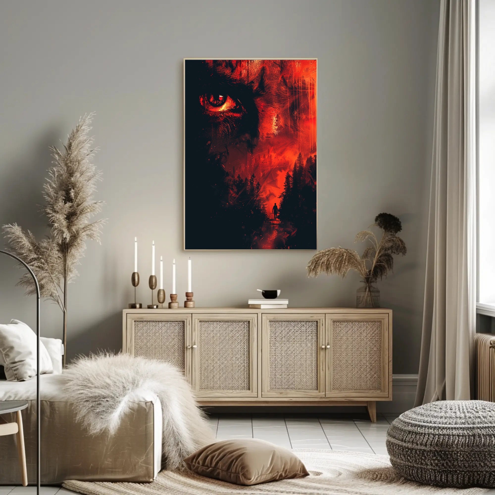 Dramatic Eye Wilderness Art: Fantasy or Mythology Poster PosterGoat