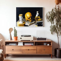 Memento Mori Still Life Dutch Golden Age Artistic Poster