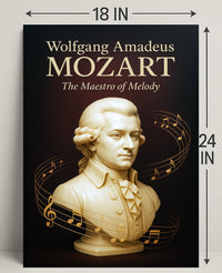 Wolfgang Amadeus Mozart The Maestro of Melody Poster PosterGoat