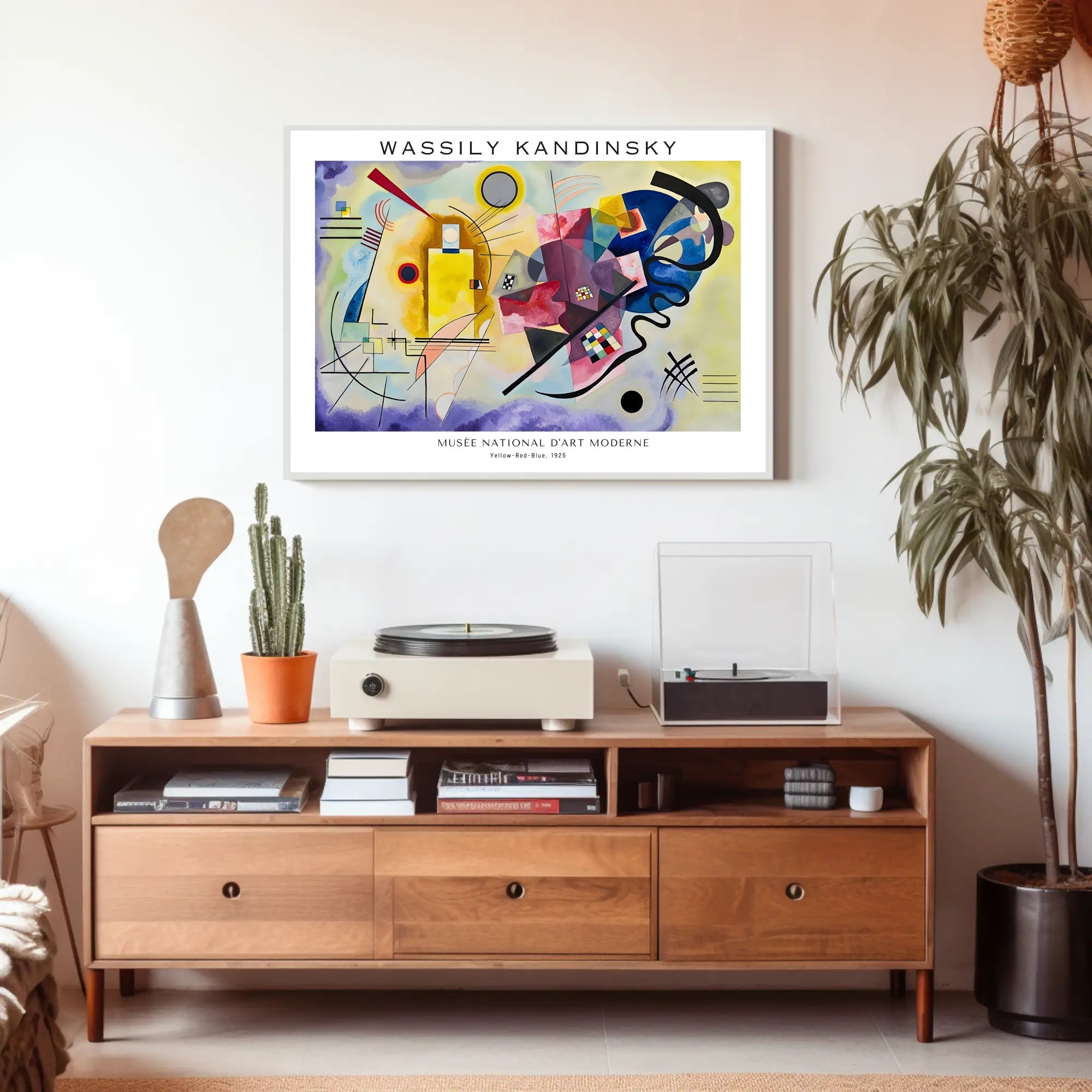 Wassily Kandinsky Yellow-Red-Blue Poster