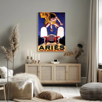 Aries Automotive Advertisement Poster