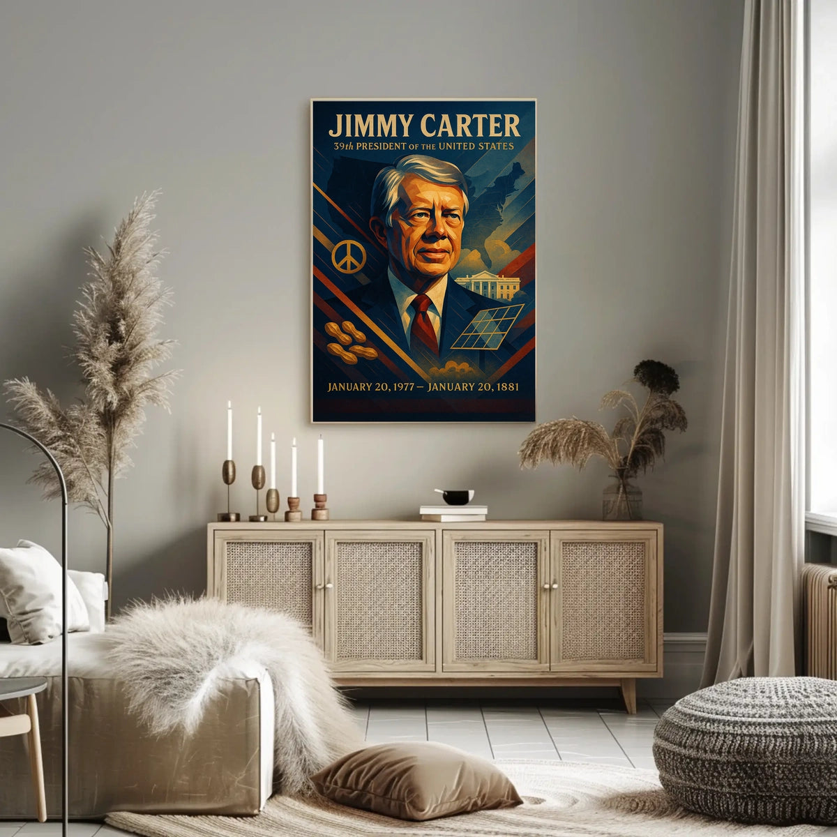 Jimmy Carter 39th President Poster