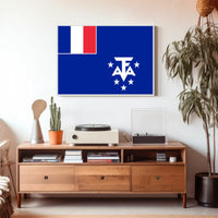 French Southern Territories Flag Poster