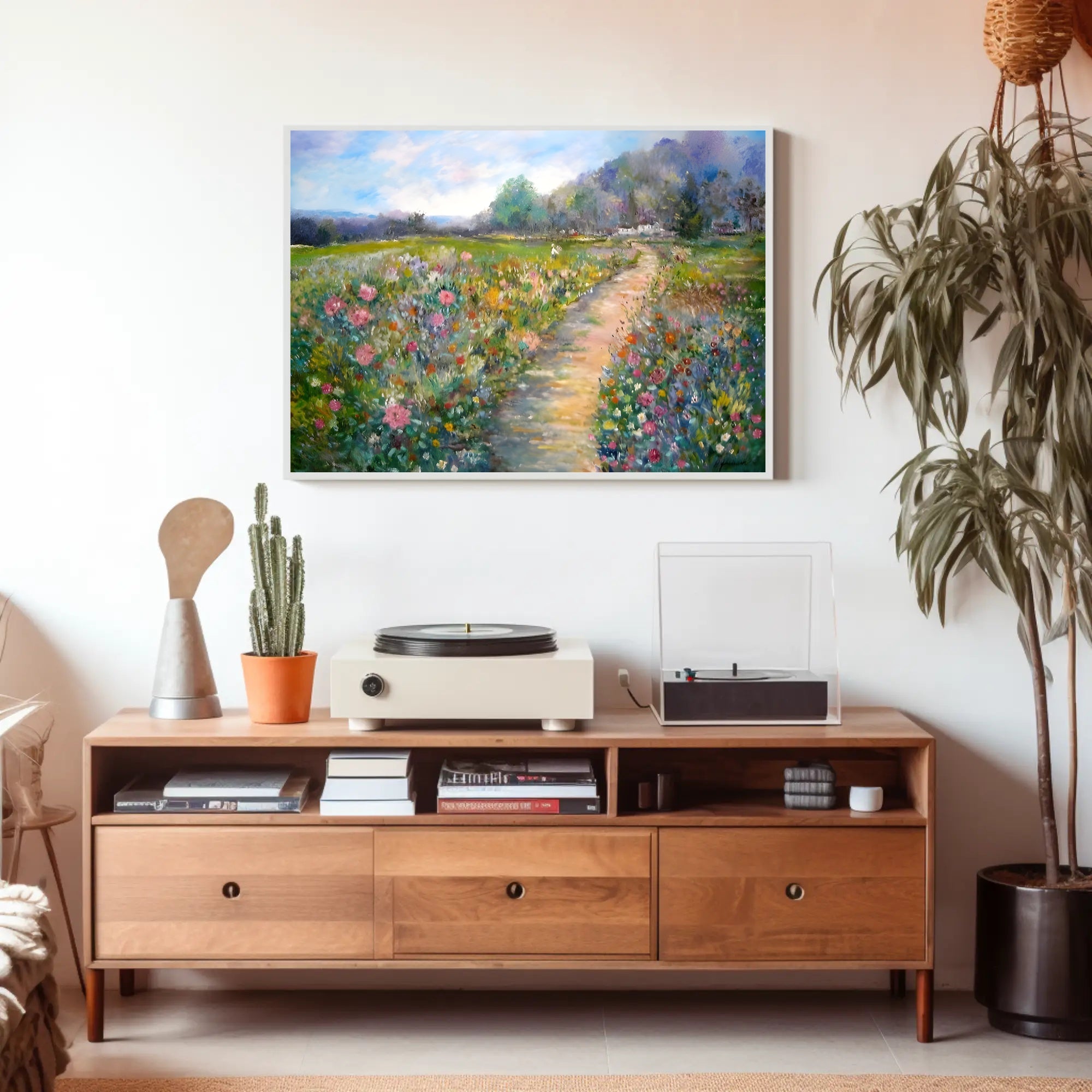 Serene Garden Pathway Poster