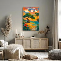 Discover Aruba Tropical Paradise Poster