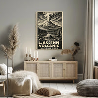 Lassen Volcanic National Park Wanderlust Poster
