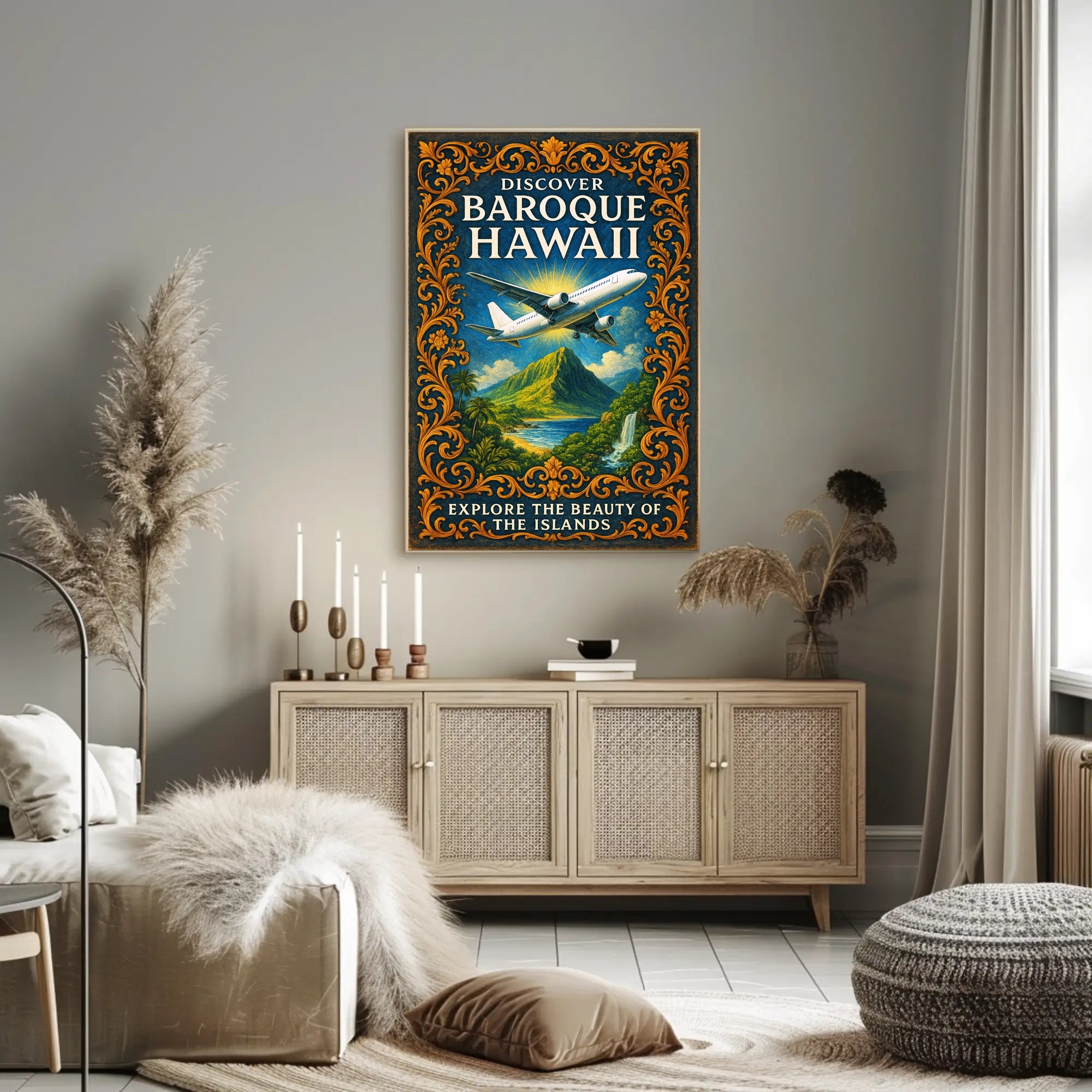 Discover Baroque Hawaii Poster PosterGoat
