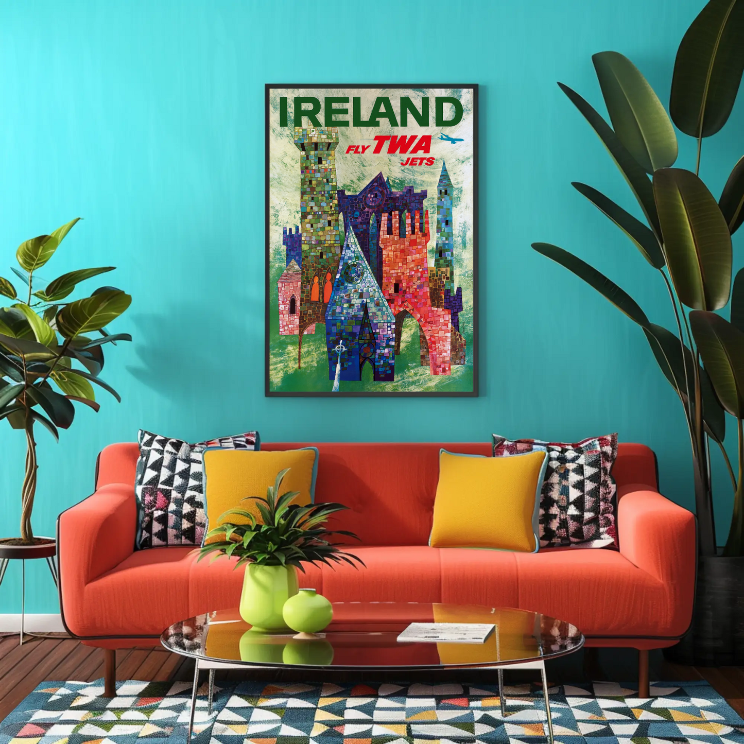 Ireland TWA Travel Poster