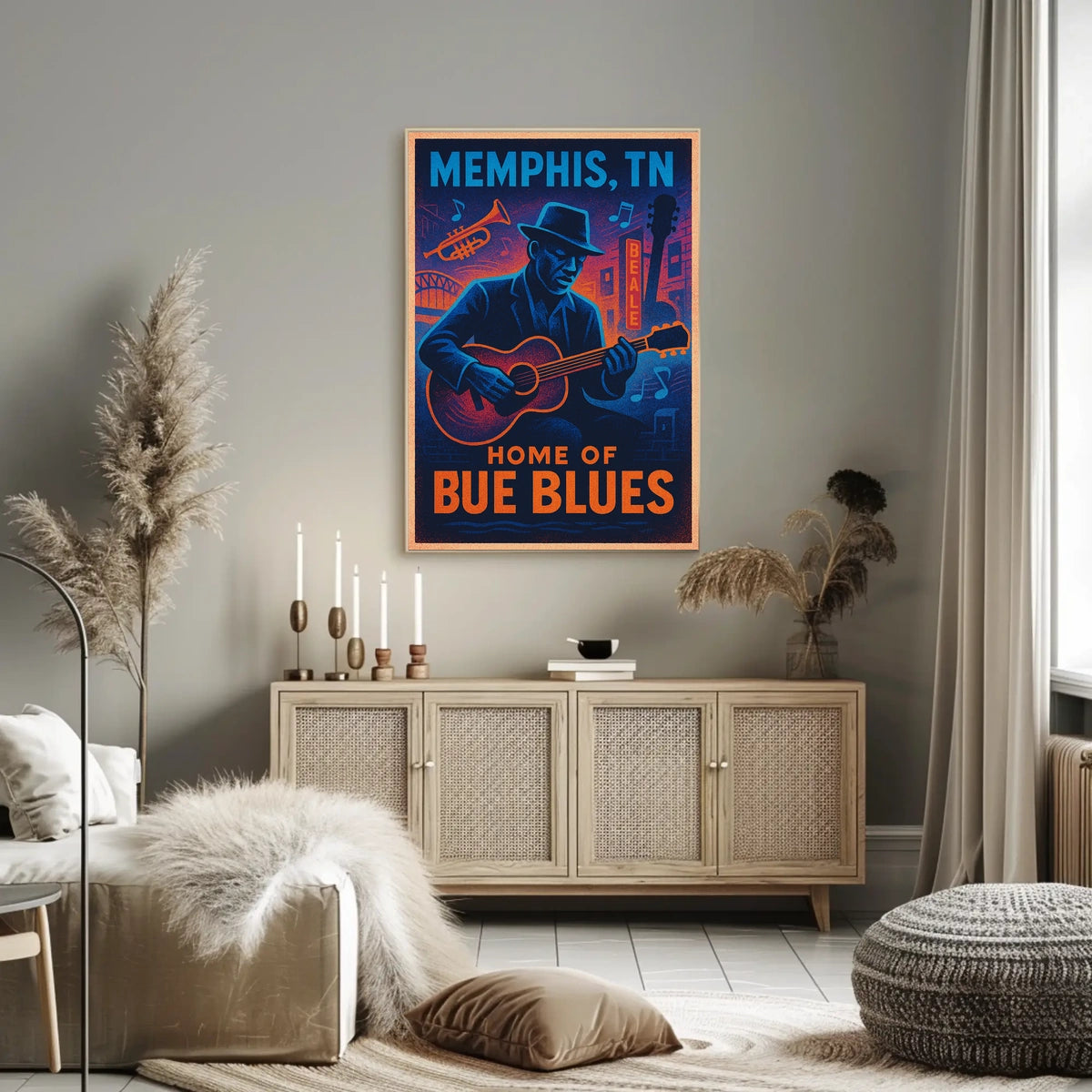 Memphis Blues Poster