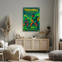Pickleball The Game in Full Swing Poster