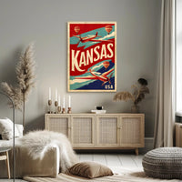Kansas Aviation Adventure Poster