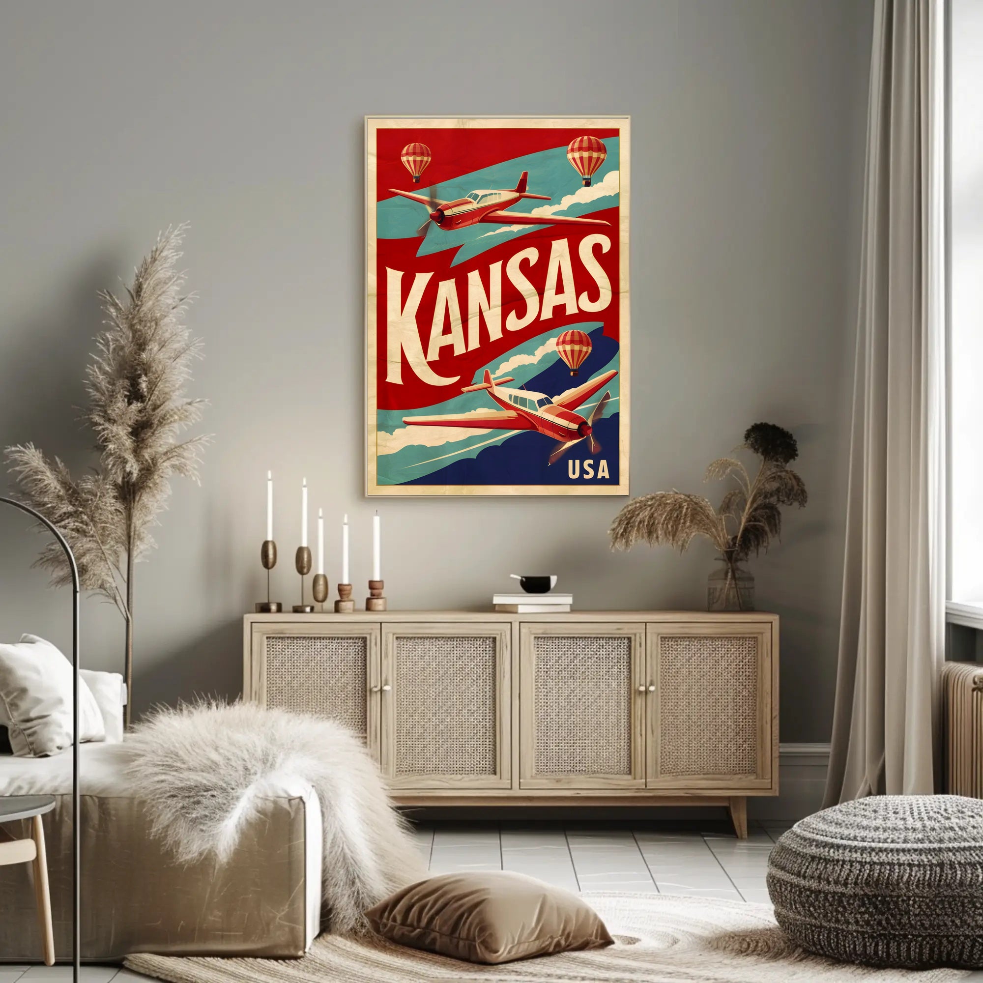 Kansas Aviation Adventure Poster