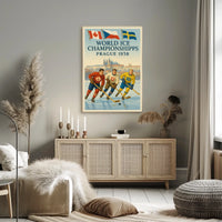 World Ice Championships Prague 1938 Poster