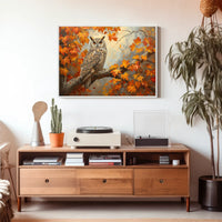 Autumn Owl Poster