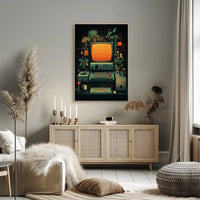 Retro Tech Fusion Poster