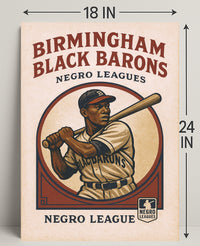 Birmingham Black Barons Negro Leagues Poster PosterGoat