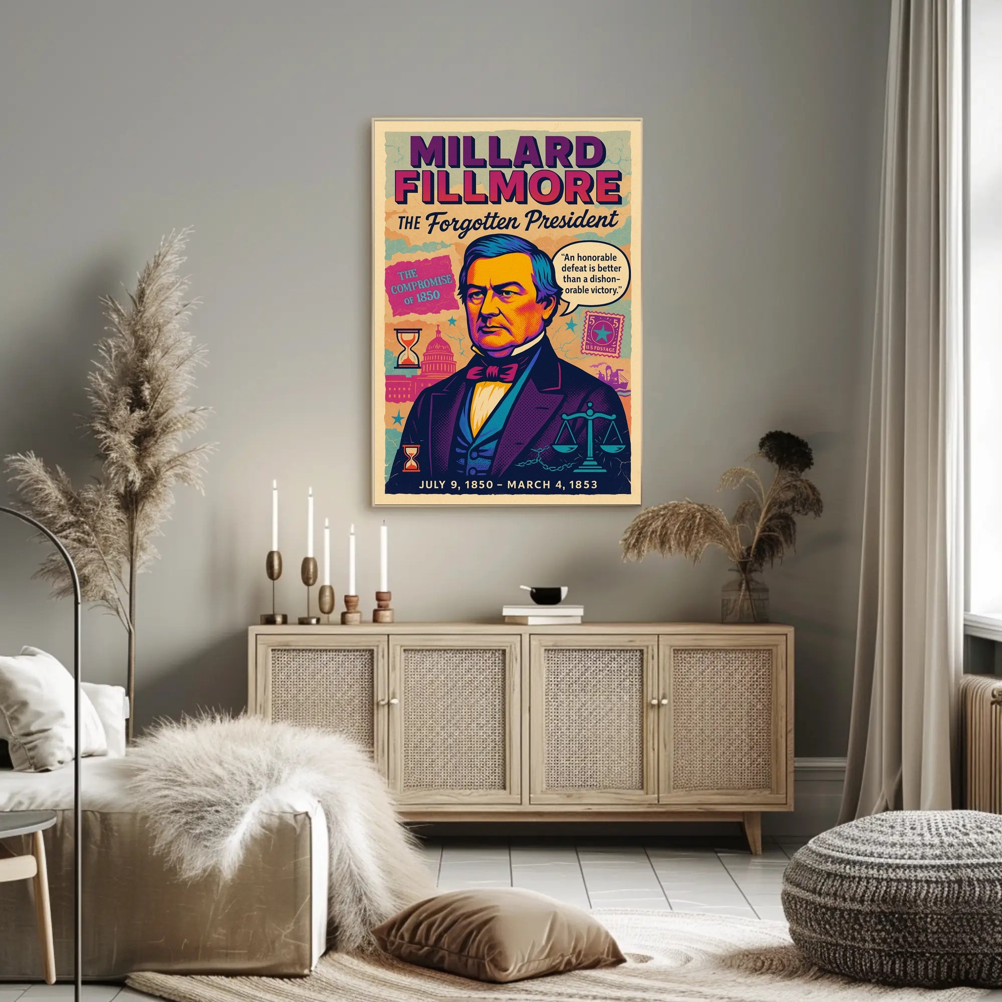 Millard Fillmore The Forgotten President Poster PosterGoat