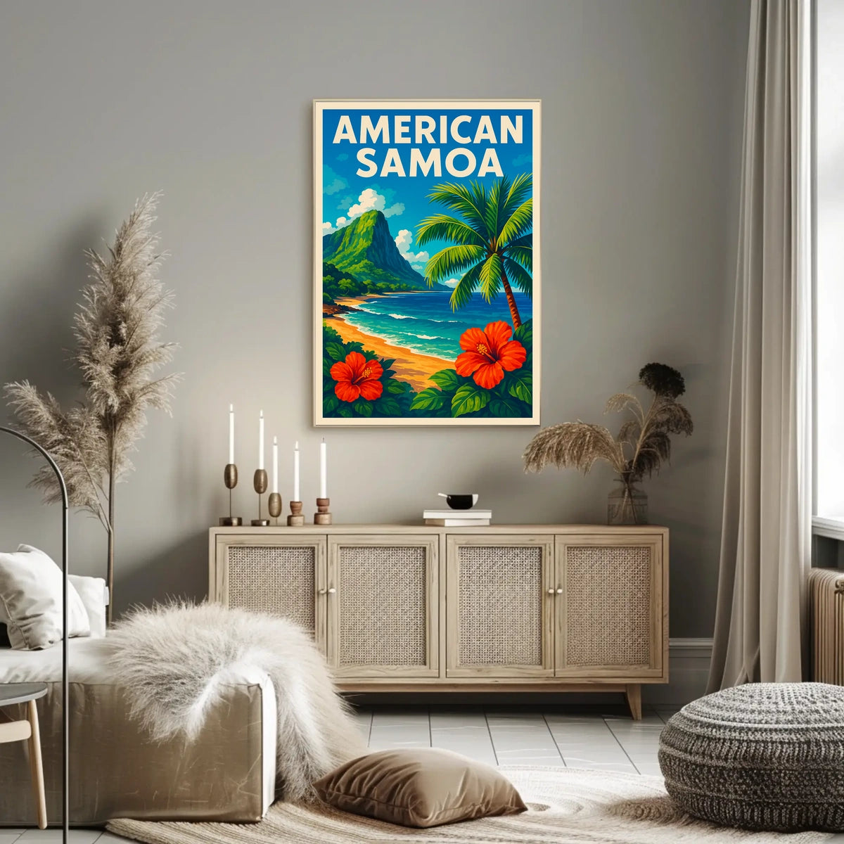 American Samoa Paradise Poster