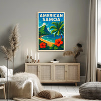 American Samoa Paradise Poster