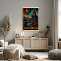 North Carolina Landscape Poster
