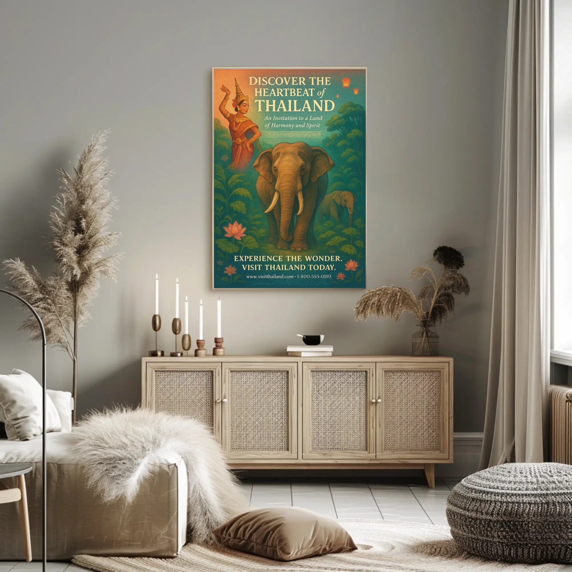 Discover The Heartbeat Of Thailand Poster
