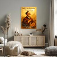 Saint Philip Neri The Apostle of Joy Poster PosterGoat