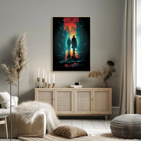 Shadowy Streets At Dusk Poster
