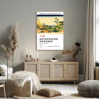 Below Meguro by Katsushika Hokusai Poster