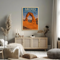 Arches National Park Majestic Landscape Poster