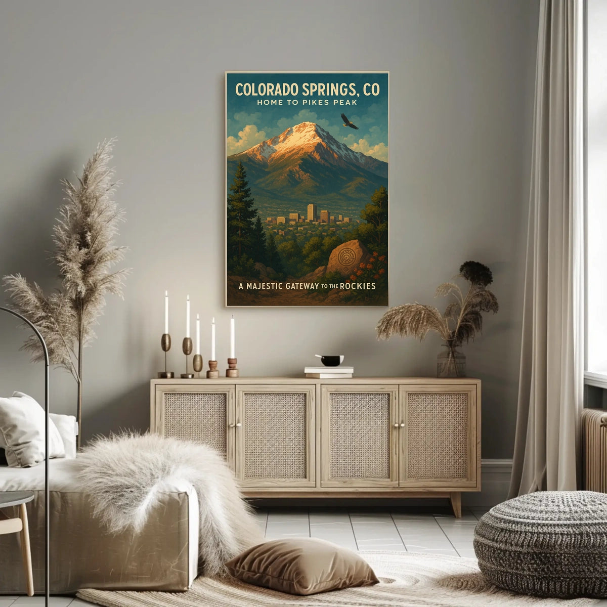 Colorado Springs Gateway to the Rockies Poster