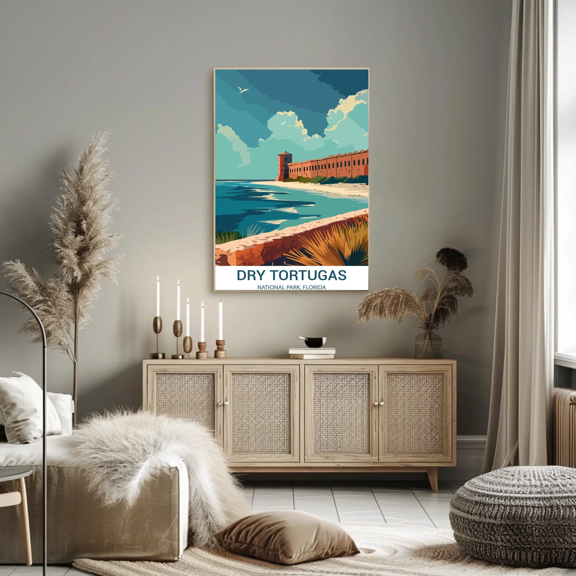 Dry Tortugas Historic Fort National Park Poster