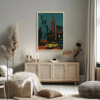 Iconic New York City Vintage Poster
