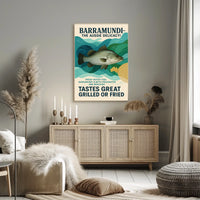 Barramundi The Aussie Delicacy Poster