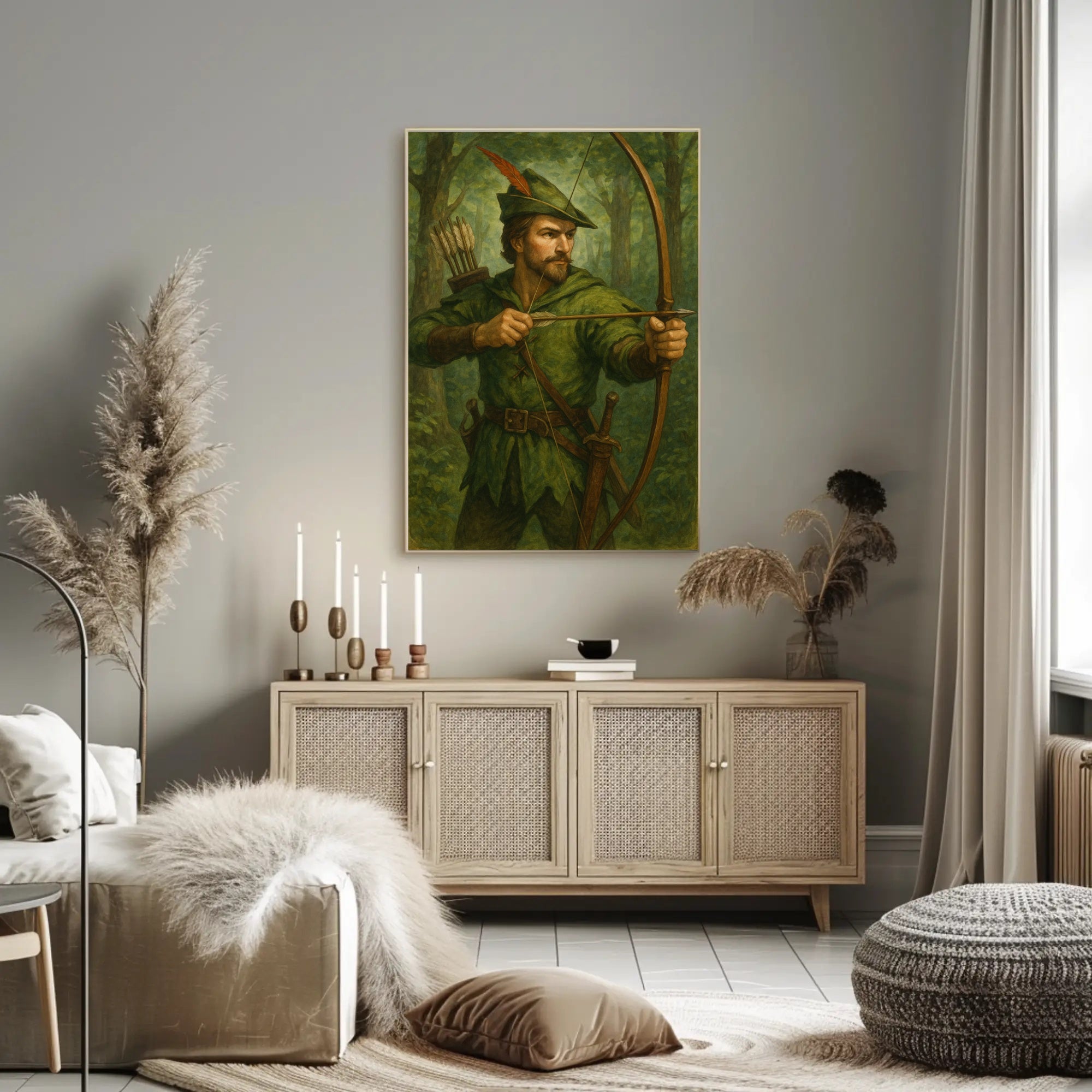 The Archer in the Forest Poster