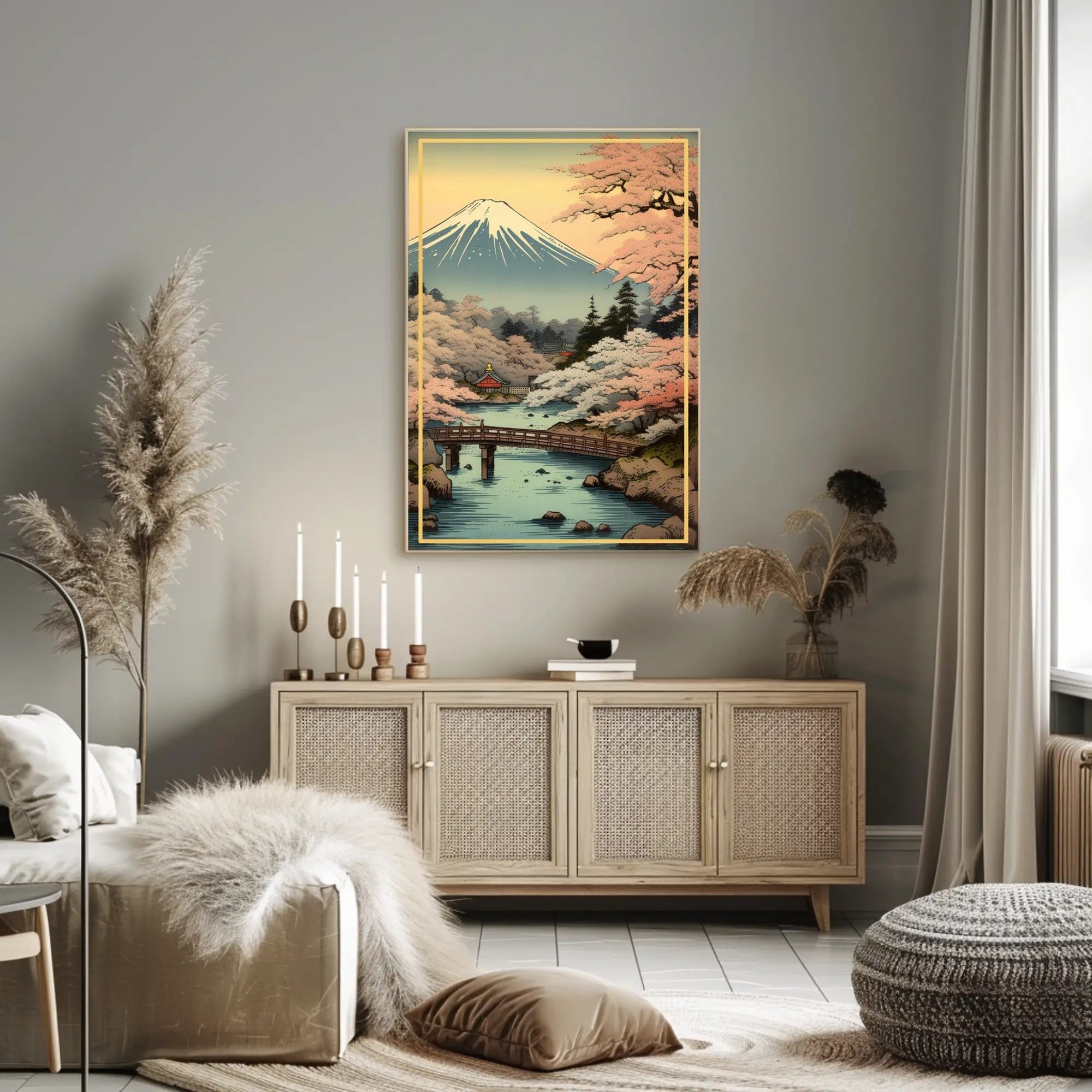 Tranquil Spring in Japan Poster