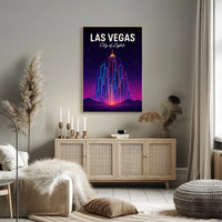 Las Vegas City of Lights Poster PosterGoat