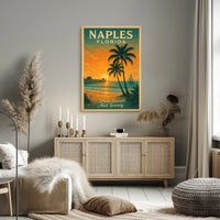 Naples, Florida Where Sunsets Meet Serenity Poster