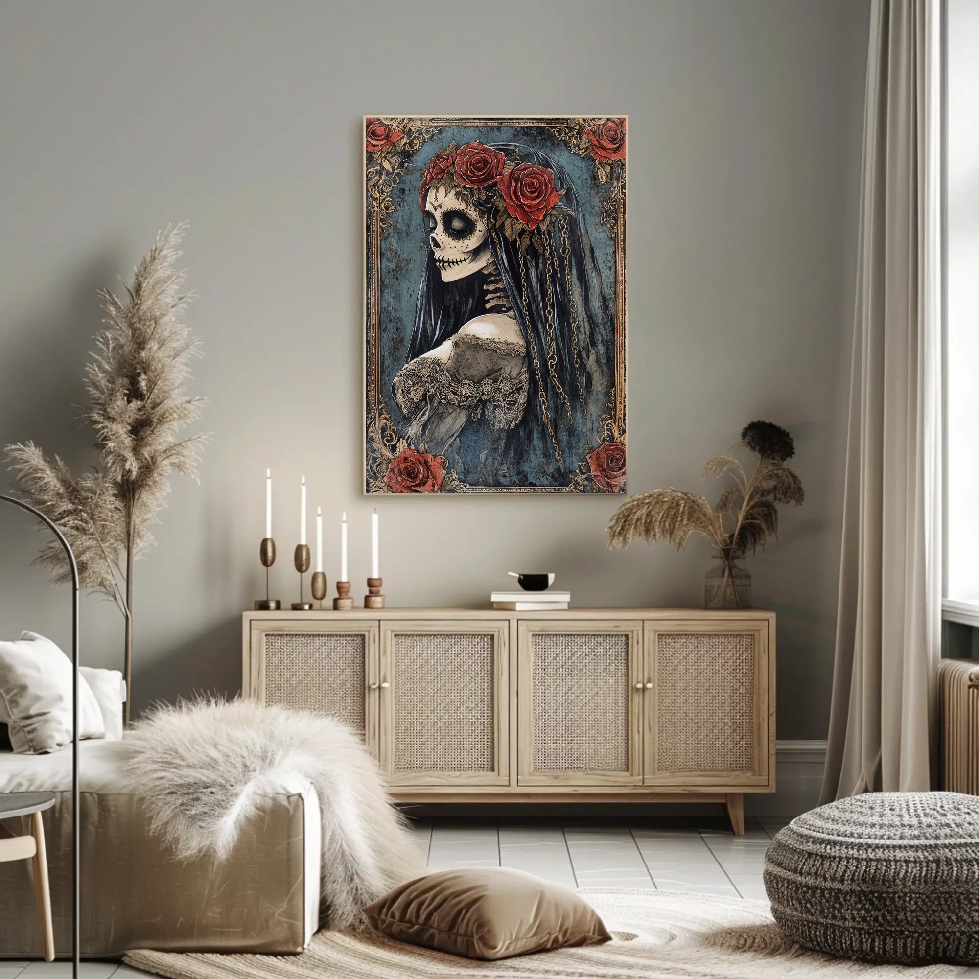 La Catrina Elegance Poster