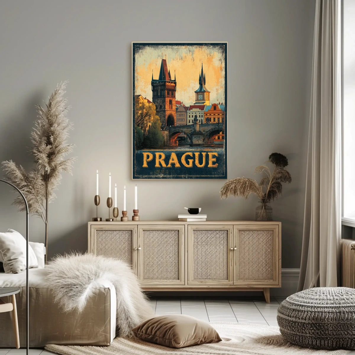 Prague A Timeless Cityscape Poster