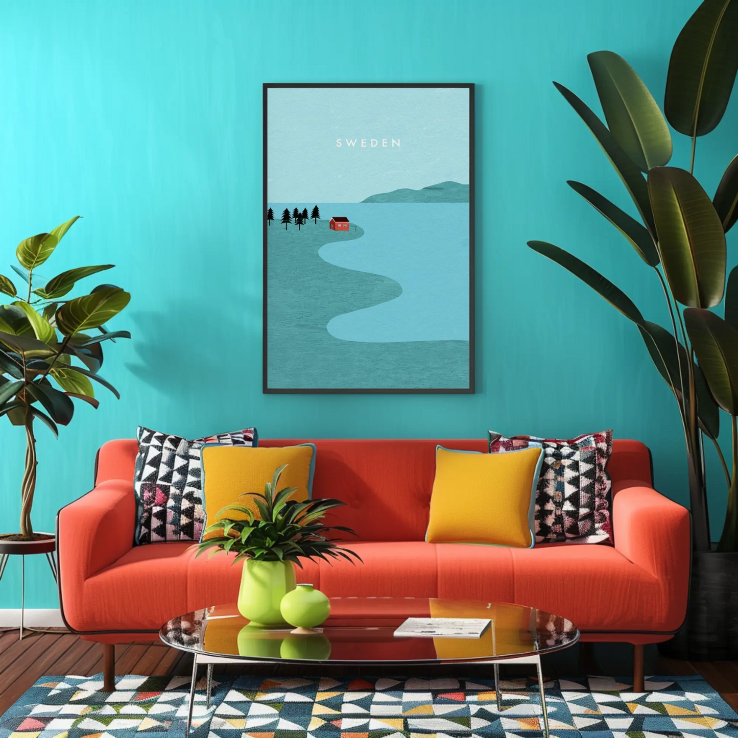 Sweden: Serene Landscape Poster