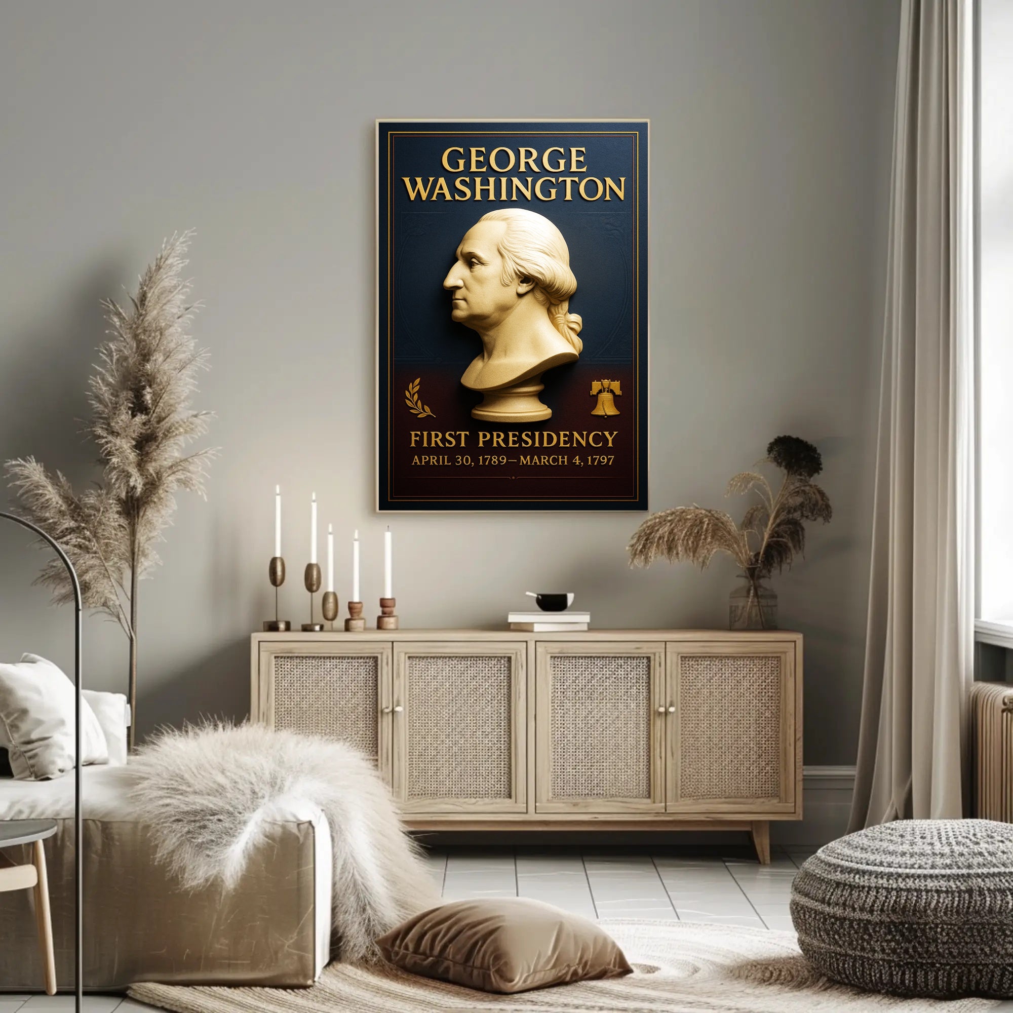 George Washington First President Poster PosterGoat